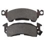 MPA 1003-0052M Quality-Built Black Series Semi-Metallic Brake Pads w/ Hardware