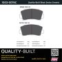 MPA 1003-0076C Quality-Built Black Series Ceramic Brake Pads