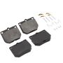 MPA 1003-0114C Quality-Built Black Series Ceramic Brake Pads w/ Hardware