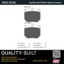 MPA 1003-0114C Quality-Built Black Series Ceramic Brake Pads w/ Hardware