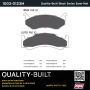 MPA 1003-0123M Quality-Built Black Series Semi-Metallic Brake Pads w/ Hardware