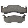 MPA 1003-0123M Quality-Built Black Series Semi-Metallic Brake Pads w/ Hardware