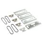 MPA 1003-0123M Quality-Built Black Series Semi-Metallic Brake Pads w/ Hardware