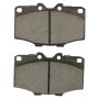 MPA 1003-0137AC Quality-Built Black Series Ceramic Brake Pads w/ Hardware