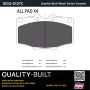 MPA 1003-0137C Quality-Built Black Series Ceramic Brake Pads w/ Hardware