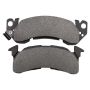 MPA 1003-0153M Quality-Built Black Series Semi-Metallic Brake Pads w/ Hardware
