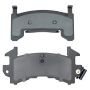 MPA 1003-0154C Quality-Built Black Series Ceramic Brake Pads w/ Hardware