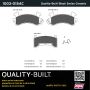 MPA 1003-0154C Quality-Built Black Series Ceramic Brake Pads w/ Hardware