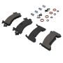 MPA 1003-0154M Quality-Built Black Series Semi-Metallic Brake Pads w/ Hardware