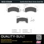MPA 1003-0154M Quality-Built Black Series Semi-Metallic Brake Pads w/ Hardware