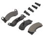 MPA 1003-0199M Quality-Built Black Series Semi-Metallic Brake Pads w/ Hardware
