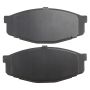 MPA 1003-0207C Quality-Built Black Series Ceramic Brake Pads w/ Hardware