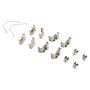 MPA 1003-0207C Quality-Built Black Series Ceramic Brake Pads w/ Hardware