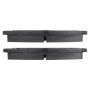 MPA 1003-0207C Quality-Built Black Series Ceramic Brake Pads w/ Hardware