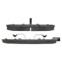 MPA 1003-0215AC Quality-Built Black Series Ceramic Brake Pads w/ Hardware