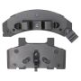 MPA 1003-0215AM Quality-Built Black Series Semi-Metallic Brake Pads w/ Hardware