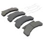 MPA 1003-0224M Quality-Built Black Series Semi-Metallic Brake Pads w/ Hardware