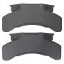 MPA 1003-0224M Quality-Built Black Series Semi-Metallic Brake Pads w/ Hardware