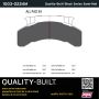 MPA 1003-0224M Quality-Built Black Series Semi-Metallic Brake Pads w/ Hardware