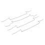 MPA 1003-0224M Quality-Built Black Series Semi-Metallic Brake Pads w/ Hardware