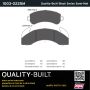 MPA 1003-0225M Quality-Built Black Series Semi-Metallic Brake Pads