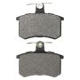 MPA 1003-0228C Quality-Built Black Series Ceramic Brake Pads w/ Hardware