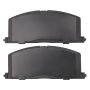 MPA 1003-0242M Quality-Built Black Series Semi-Metallic Brake Pads w/ Hardware