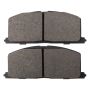 MPA 1003-0242M Quality-Built Black Series Semi-Metallic Brake Pads w/ Hardware