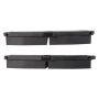MPA 1003-0242M Quality-Built Black Series Semi-Metallic Brake Pads w/ Hardware
