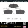 MPA 1003-0245C Quality-Built Black Series Ceramic Brake Pads