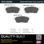 MPA 1003-0256M Quality-Built Black Series Semi-Metallic Brake Pads