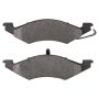MPA 1003-0257M Quality-Built Black Series Semi-Metallic Brake Pads w/ Hardware