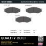 MPA 1003-0266C Quality-Built Black Series Ceramic Brake Pads w/ Hardware