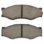MPA 1003-0266C Quality-Built Black Series Ceramic Brake Pads w/ Hardware