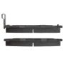 MPA 1003-0266C Quality-Built Black Series Ceramic Brake Pads w/ Hardware