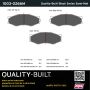 MPA 1003-0266M Quality-Built Black Series Semi-Metallic Brake Pads w/ Hardware