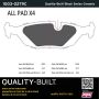 MPA 1003-0279C Quality-Built Black Series Ceramic Brake Pads w/ Hardware
