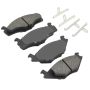 MPA 1003-0280M Quality-Built Black Series Semi-Metallic Brake Pads w/ Hardware