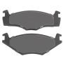 MPA 1003-0280M Quality-Built Black Series Semi-Metallic Brake Pads w/ Hardware