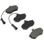 MPA 1003-0290M Quality-Built Black Series Semi-Metallic Brake Pads