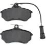 MPA 1003-0290M Quality-Built Black Series Semi-Metallic Brake Pads
