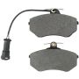 MPA 1003-0290M Quality-Built Black Series Semi-Metallic Brake Pads