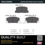 MPA 1003-0309C Quality-Built Black Series Ceramic Brake Pads w/ Hardware