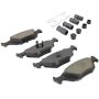 MPA 1003-0322C Quality-Built Black Series Ceramic Brake Pads w/ Hardware