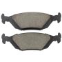 MPA 1003-0322C Quality-Built Black Series Ceramic Brake Pads w/ Hardware