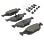 MPA 1003-0322M Quality-Built Black Series Semi-Metallic Brake Pads w/ Hardware
