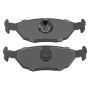 MPA 1003-0322M Quality-Built Black Series Semi-Metallic Brake Pads w/ Hardware