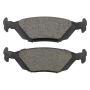 MPA 1003-0322M Quality-Built Black Series Semi-Metallic Brake Pads w/ Hardware