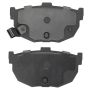 MPA 1003-0323C Quality-Built Black Series Ceramic Brake Pads w/ Hardware