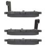 MPA 1003-0323C Quality-Built Black Series Ceramic Brake Pads w/ Hardware